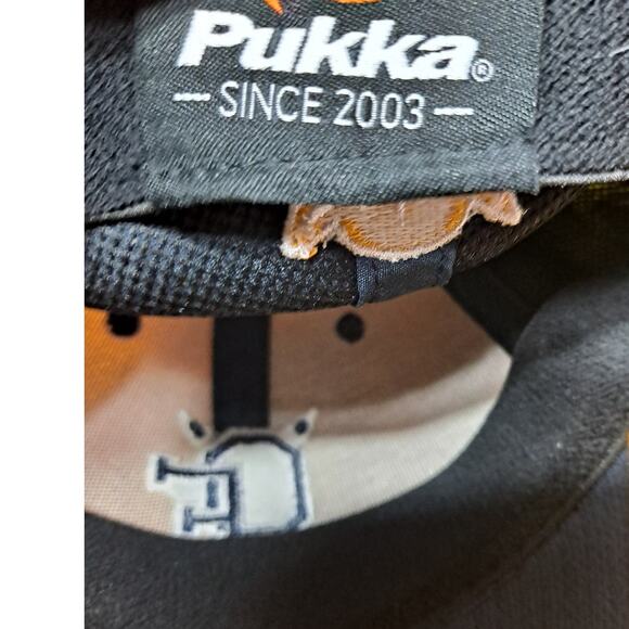 NWT‎ Pukka A-Flex Black-Yellow Lightweight Breathability Golf Cap - Picture 7 of 8